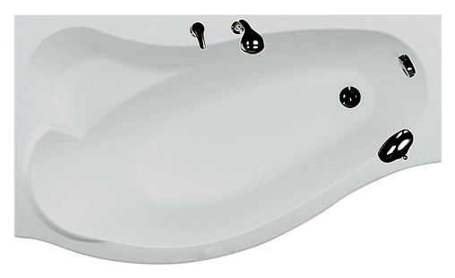 Ванна акриловая Aquanet Palma 170x100 L 00204022 Ванна акриловая Aquanet Palma 170x100 L 00204022