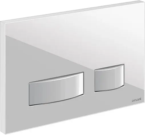 Клавиша смыва для унитаза Cersanit Movi 60187 стекло/белый Клавиша смыва для унитаза Cersanit Movi 60187 стекло/белый