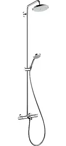 Душевая система с термостатом для ванны Hansgrohe Croma 220 1jet хром 27223000 Душевая система с термостатом для ванны Hansgrohe Croma 220 1jet хром 27223000, 1