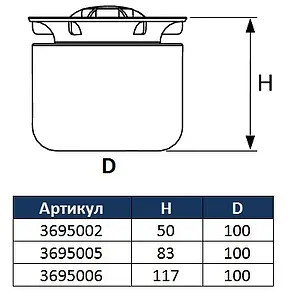 Сухой затвор для трапа TECEdrainpoint S 3695002 Сухой затвор для трапа TECEdrainpoint S 3695002, 2
