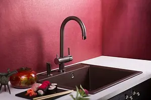 Мойка кухонная Omoikiri Daisen 60-BL черный 4993622 Мойка кухонная Omoikiri Daisen 60-BL черный 4993622, 4