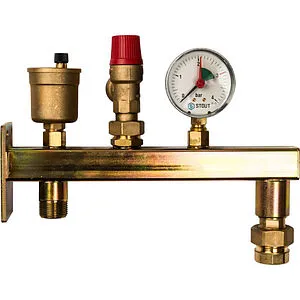 Группа безопасности расширительного бака до 50 кВт ¾&quot; 3 бар Stout SVS-0006-013020, 1