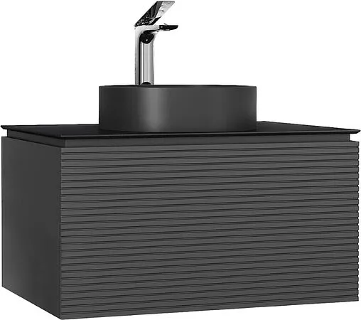 Тумба под умывальник подвесная Jorno Stone 80 антрацит Stn.01.80/P/A/JR Тумба под умывальник подвесная Jorno Stone 80 антрацит Stn.01.80/P/A/JR