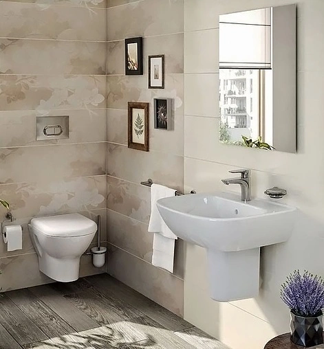 Унитаз подвесной безободковый VitrA Zentrum Rim-Ex белый 5795B003-0075