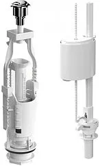 Комплект арматуры для бачка двухрежимный ½" пластик нижний BERGES Eko 21 030621 Комплект арматуры для бачка двухрежимный ½" пластик нижний BERGES Eko 21 030621