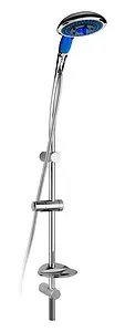 Душевая стойка Timo хром/синий SR-7018 Душевая стойка Timo хром/синий SR-7018, 1