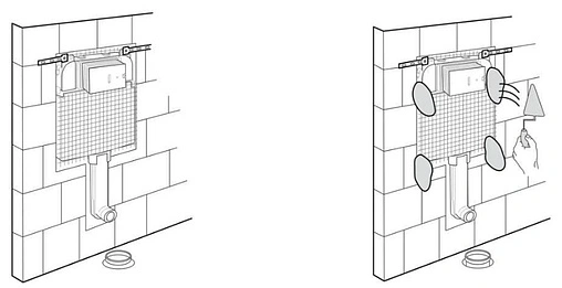 Комплект 4 в 1 Ideal Standard Tesi AquaBlade T3868V3