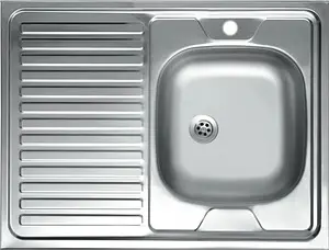 Мойка кухонная Vladiks нержавеющая сталь L-401R Мойка кухонная Vladiks нержавеющая сталь L-401R, 1