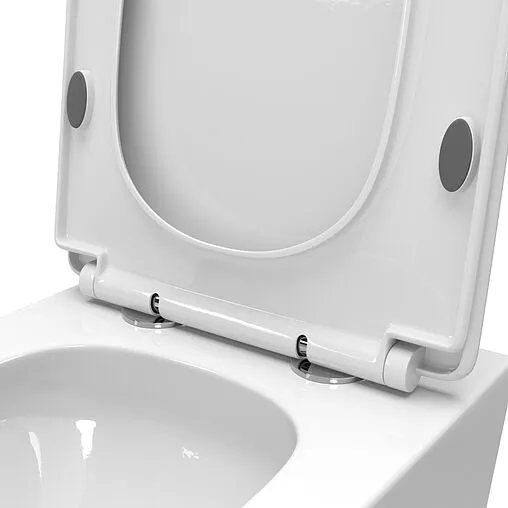 Унитаз подвесной безободковый BelBagno Due Tornado белый BB5171CH-TOR/SC