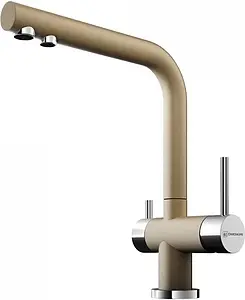 Смеситель для кухни с подключением к фильтру Omoikiri Nagano-CH шампань/хром 4994081, 1