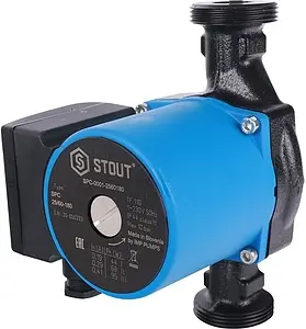Насос циркуляционный Stout 25/60-180 SPC-0001-2560180 Насос циркуляционный Stout 25/60-180 SPC-0001-2560180, 1
