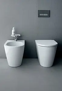 Биде напольное Laufen Kartell белый 8.3233.1.000.302.1 Биде напольное Laufen Kartell белый 8.3233.1.000.302.1, 5
