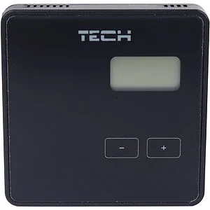 Проводной комнатный терморегулятор TECH ST-R-9b черный WG.11.0546, 1