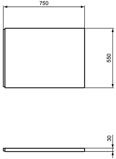 Панель для ванны боковая Ideal Standard i.life 90 белый T479101