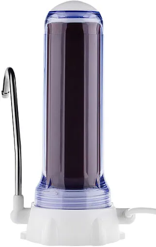 Водоочиститель стационарный настольный для мягкой воды Гейзер-1 У Евро 63015 прозрачный Водоочиститель стационарный настольный для мягкой воды Гейзер-1 У Евро 63015 прозрачный