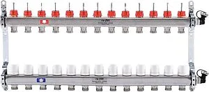 Группа коллекторная с расходомерами 13 отводов 1&quot;в/в x ¾&quot;ек Uni-fitt 450I4313, 1