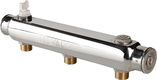 Коллектор распределительный проходной 5 отводов 1½&quot;в/в x ¾&quot;н Valtec VTc.510.SS.080505