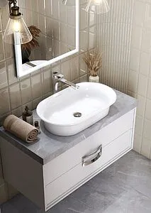 Раковина Kerama Marazzi Canaletto 65 жемчужно-белый CN.wb.65\WHT.M Раковина Kerama Marazzi Canaletto 65 жемчужно-белый CN.wb.65\WHT.M, 3