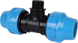 Тройник компрессионный переходной 40мм x 1"н x 40мм Джилекс 9445 Тройник компрессионный переходной 40мм x 1"н x 40мм Джилекс 9445, 2