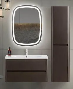 Тумба-умывальник подвесная Cezares Relax 100 сатин RELAX-1000-2C-SO-SAT-P+CZR-1000/480-LV-MR-NV Тумба-умывальник подвесная Cezares Relax 100 сатин RELAX-1000-2C-SO-SAT-P+CZR-1000/480-LV-MR-NV, 4