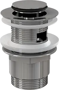 Выпуск автоматический для раковины с переливом AlcaPlast хром A39 Выпуск автоматический для раковины с переливом AlcaPlast хром A39, 1