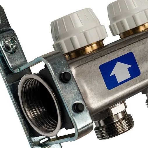 Группа коллекторная без расходомеров 10 отводов 1&quot;в/в x ¾&quot;ек Stout SMS 0922 000010