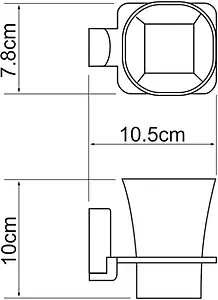 Стакан Wasserkraft Exter бронза 5228, 3