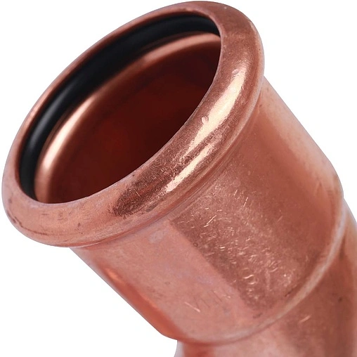 Уголок пресс двухраструбный 35мм угол 90° Sanha 6002A 16002A35