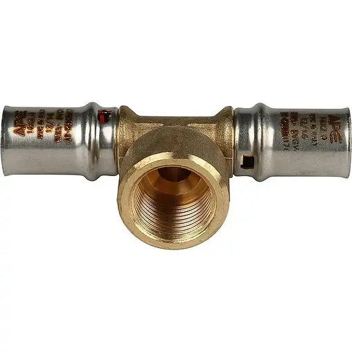 Тройник пресс переходной 16мм x ½"в x 16мм APE AP132 16x12x16