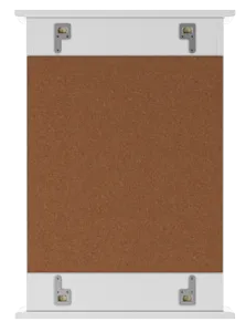 Шкаф-зеркало Айсберг Милана 50 белый DA1062HZ, 5