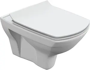 Унитаз подвесной безободковый Cersanit Carina XL Clean On DPL EO slim белый S-MZ-CARINA-XL-COn-S-DL-w Унитаз подвесной безободковый Cersanit Carina XL Clean On DPL EO slim белый S-MZ-CARINA-XL-COn-S-DL-w, 1