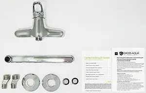 Смеситель для кухни настенный Gross Aqua Base хром 4237258-25F Смеситель для кухни настенный Gross Aqua Base хром 4237258-25F, 3