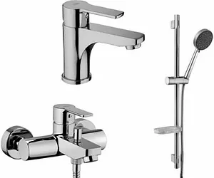 Комплект для ванны 3 в 1 Paffoni Red хром 00255124 Комплект для ванны 3 в 1 Paffoni Red хром 00255124, 1