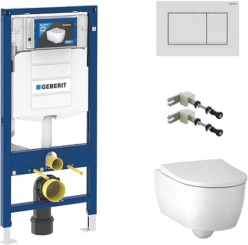 Комплект 5 в 1 Geberit iCon №2 500.300.01.I с кнопкой Sigma 30 115.883.01.1 белый глянцевый Комплект 5 в 1 Geberit iCon №2 500.300.01.I с кнопкой Sigma 30 115.883.01.1 белый глянцевый