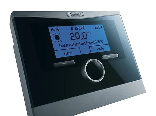 Комнатный терморегулятор Vaillant calorMATIC VRC 370 черный/серый 0020108146