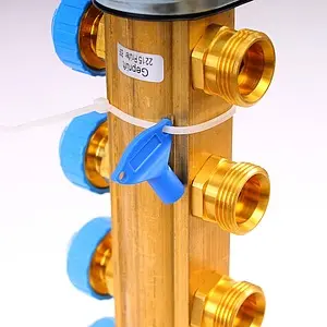 Группа коллекторная без расходомеров 10 отводов 1"в/в x ¾"ек Watts HKV 10004188 Группа коллекторная без расходомеров 10 отводов 1"в/в x ¾"ек Watts HKV 10004188, 5