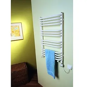 Полотенцесушитель электрический лесенка Terma Alex 540x500 белый WLALE054050 K916E1Е8, 3