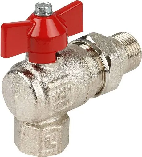 Кран шаровый с американкой угловой ½&quot;в x ½&quot;н Itap Ideal 2980012