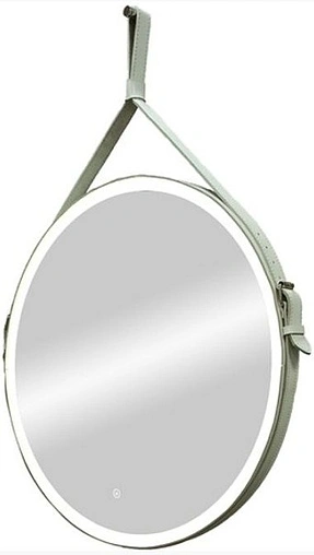 Зеркало на ремне с подсветкой Continent Millenium White Led 50 белый ЗЛП963