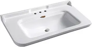 Раковина Kerasan Waldorf 120 белый 4144K1bi/cr*3 Раковина Kerasan Waldorf 120 белый 4144K1bi/cr*3, 4