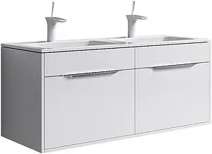 Тумба под умывальник подвесная Aqwella Malaga 120 белый Mal.01.12 Тумба под умывальник подвесная Aqwella Malaga 120 белый Mal.01.12, 1