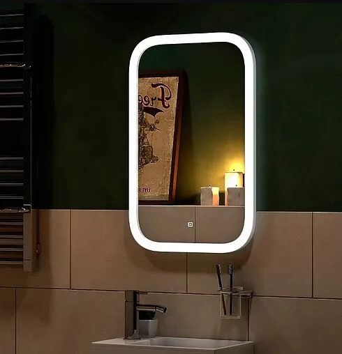 Зеркало с подсветкой Continent Mini Led 40x70 белый ЗЛП852