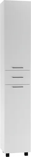 Шкаф-пенал напольный Айсберг Контраст 35 R белый DA2707P
