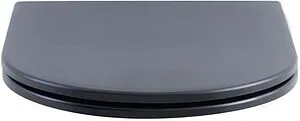 Крышка-сиденье для унитаза с микролифтом Aquanet Lake-BW smartfix soft-clos черный матовый 00316466 Крышка-сиденье для унитаза с микролифтом Aquanet Lake-BW smartfix soft-clos черный матовый 00316466, 2