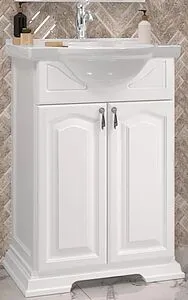 Тумба-умывальник напольный Opadiris Риспекто 55 белый 00-00005760+4620008199344, 1