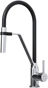 Смеситель для кухни с гибким изливом Am.Pm Like хром/чёрный F8013000, 1