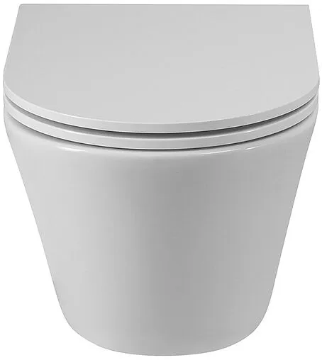 Унитаз подвесной безободковый Cezares Liner Tornado белый CZR-3808-53-TH-TOR/SC