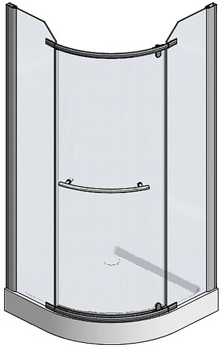Душевое ограждение 900x900мм прозрачное/матовое стекло Roltechnik Austin AUSTIN/900 N0018