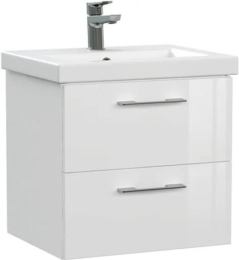 Тумба-умывальник подвесная Cersanit Lara 50 белый 64131+