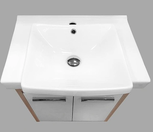 Тумба-умывальник напольная Comforty Киото 60 белый/сосна лоредо